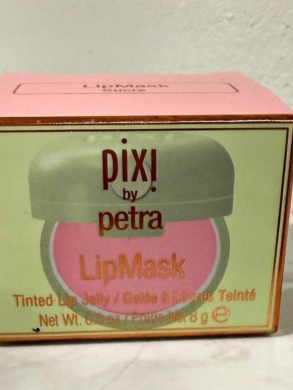 Pixi LipMask Tinted Lip Jelly Sucre Pink NIB